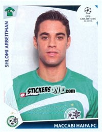 Cromo Shlomi Arbeitman - UEFA Champions League 2009-2010 n. 72 - Panini