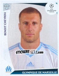Figurina Benoit Cheyrou - UEFA Champions League 2009-2010 n. 183 - Panini
