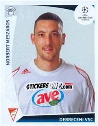 Figurina Norbert Meszaros - UEFA Champions League 2009-2010 n. 334 - Panini