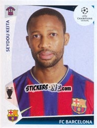 Sticker Seydou Keita - UEFA Champions League 2009-2010 n. 356 - Panini