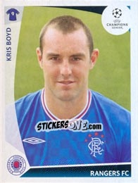 Cromo Kris Boyd - UEFA Champions League 2009-2010 n. 444 - Panini