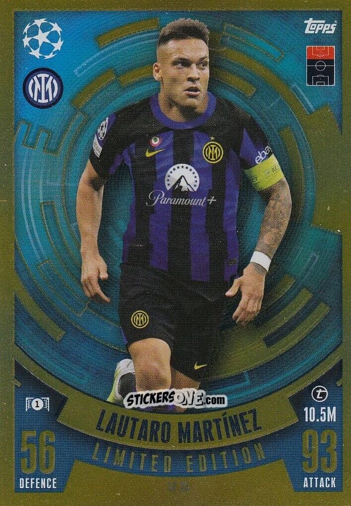 Figurina Lautaro Martínez - UEFA Champions League & Europa League 2023-2024. Match Attax n. LE25 - Topps