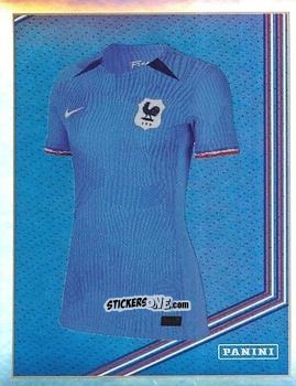 Figurina T-shirt équipe de France féminine - Team France 2023. Fiers d'être Bleus
 n. 1 - Panini