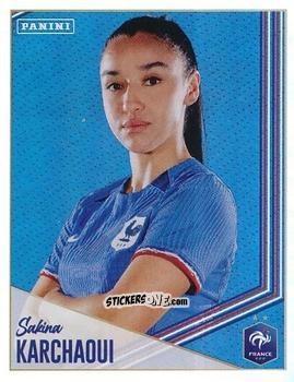 Sticker Sakina Karchaoui - Team France 2023. Fiers d'être Bleus
 n. 77 - Panini