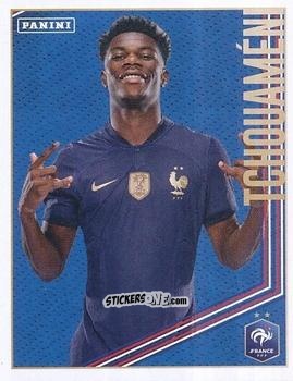 Cromo Aurélien Tchouaméni - Team France 2023. Fiers d'être Bleus
 n. 89 - Panini