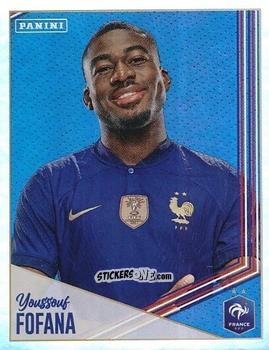 Sticker Youssouf Fofana - Team France 2023. Fiers d'être Bleus
 n. 108 - Panini