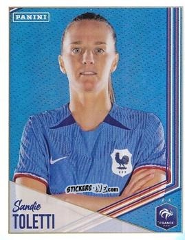 Sticker Sandie Toletti - Team France 2023. Fiers d'être Bleus
 n. 113 - Panini