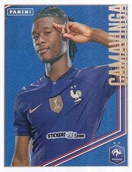 Sticker Eduardo Camavinga - Team France 2023. Fiers d'être Bleus
 n. 119 - Panini
