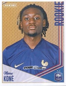 Figurina Manu Koné - Team France 2023. Fiers d'être Bleus
 n. 125 - Panini