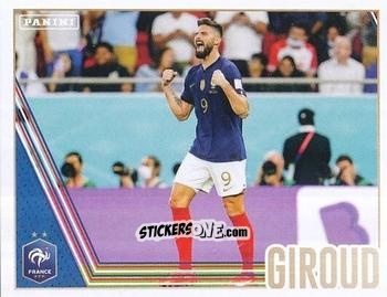Figurina Meilleur Buteur - Giroud - Team France 2023. Fiers d'être Bleus
 n. 142 - Panini