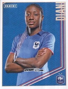 Sticker Kadidiatou Diani - Team France 2023. Fiers d'être Bleus
 n. 152 - Panini