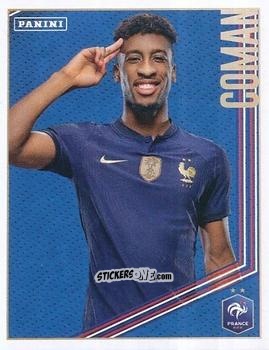 Sticker Kingsley Coman - Team France 2023. Fiers d'être Bleus
 n. 157 - Panini