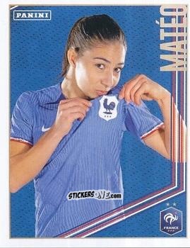Cromo Clara Matéo - Team France 2023. Fiers d'être Bleus
 n. 192 - Panini
