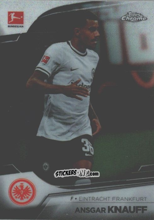 Sticker Ansgar Knauff - Bundesliga Chrome 2022-2023
 n. 34 - Topps