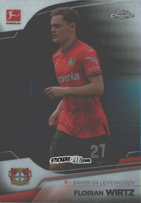Cromo Florian Wirtz - Bundesliga Chrome 2022-2023
 n. 61 - Topps