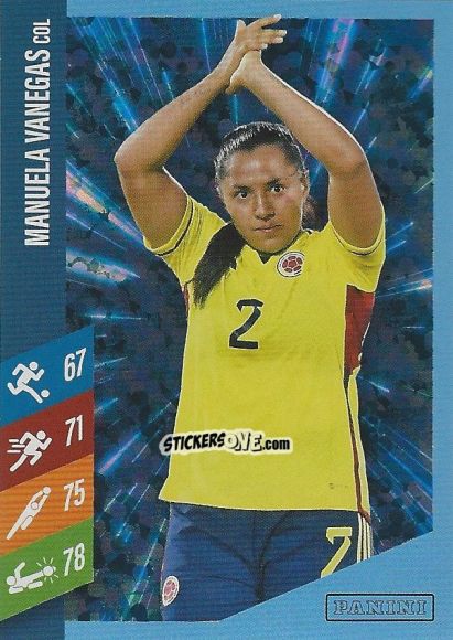 Cromo Manuela Vanegas - Family FIFA Women's World Cup 2023
 n. 13f - Panini