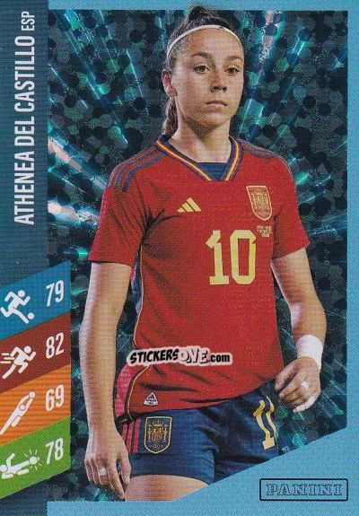 Figurina Athenea Del Castillo - Family FIFA Women's World Cup 2023
 n. 19f - Panini