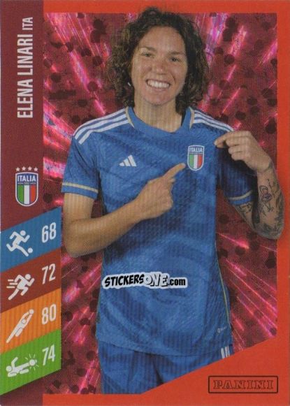 Figurina Elena Linari - Family FIFA Women's World Cup 2023
 n. 34f - Panini