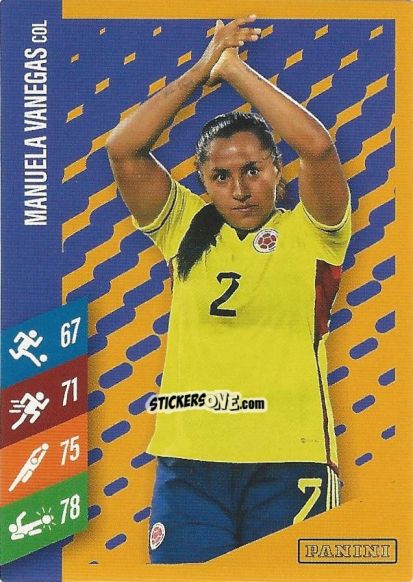 Sticker Manuela Vanegas - Family FIFA Women's World Cup 2023
 n. 13 - Panini