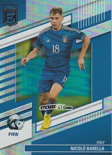 Figurina Nicolo Barella - Donruss Elite FIFA 2022-2023
 n. 110 - Panini