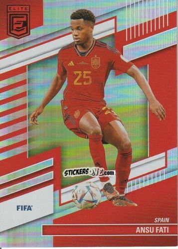 Sticker Ansu Fati - Donruss Elite FIFA 2022-2023
 n. 181 - Panini