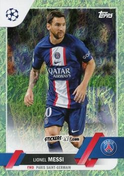 Cromo Lionel Messi - UEFA Club Competitions 2022-2023. Jade Edition
 n. 1 - Topps