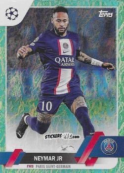 Figurina Neymar Jr - UEFA Club Competitions 2022-2023. Jade Edition
 n. 10 - Topps