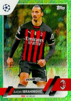 Figurina Zlatan Ibrahimović - UEFA Club Competitions 2022-2023. Jade Edition
 n. 11 - Topps