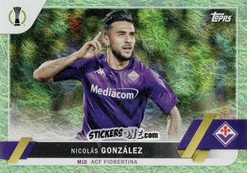Figurina Nicolás González - UEFA Club Competitions 2022-2023. Jade Edition
 n. 77 - Topps