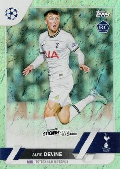 Sticker Alfie Devine - UEFA Club Competitions 2022-2023. Jade Edition
 n. 129 - Topps