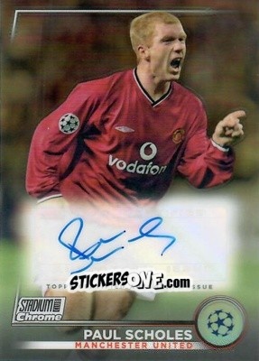 Figurina Paul Scholes - Stadium Club Chrome UEFA Club Competitions 2022-2023
 n. CA-PS - Topps