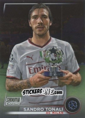 Sticker Sandro Tonali - Stadium Club Chrome UEFA Club Competitions 2022-2023
 n. 8 - Topps