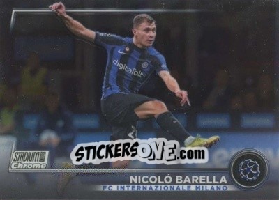 Figurina Nicoló Barella - Stadium Club Chrome UEFA Club Competitions 2022-2023
 n. 23 - Topps