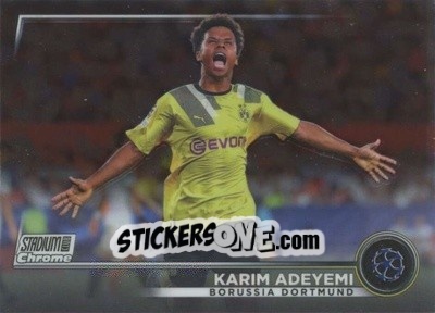 Sticker Karim Adeyemi - Stadium Club Chrome UEFA Club Competitions 2022-2023
 n. 27 - Topps