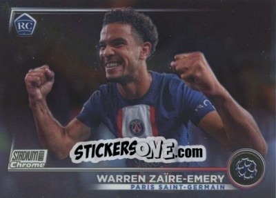 Sticker Warren Zaïre-Emery - Stadium Club Chrome UEFA Club Competitions 2022-2023
 n. 33 - Topps