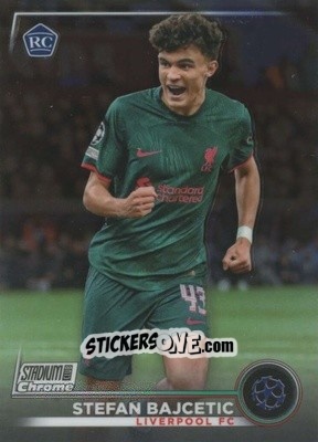 Figurina Stefan Bajcetic - Stadium Club Chrome UEFA Club Competitions 2022-2023
 n. 43 - Topps