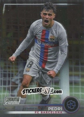 Sticker Pedri - Stadium Club Chrome UEFA Club Competitions 2022-2023
 n. 62 - Topps