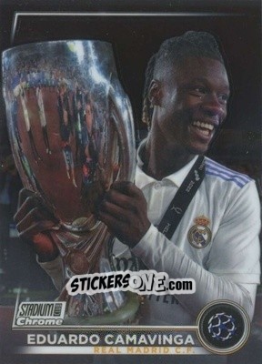 Sticker Eduardo Camavinga - Stadium Club Chrome UEFA Club Competitions 2022-2023
 n. 67 - Topps