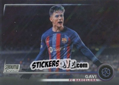Sticker Gavi - Stadium Club Chrome UEFA Club Competitions 2022-2023
 n. 68 - Topps