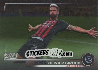 Figurina Olivier Giroud - Stadium Club Chrome UEFA Club Competitions 2022-2023
 n. 70 - Topps
