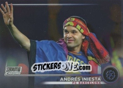 Cromo Andrés Iniesta - Stadium Club Chrome UEFA Club Competitions 2022-2023
 n. 84 - Topps