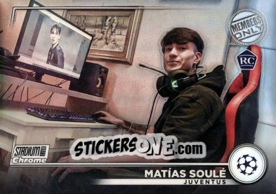 Figurina Matias Soule - Stadium Club Chrome UEFA Club Competitions 2022-2023
 n. 30v - Topps