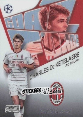 Cromo Charles De Ketelaere - Stadium Club Chrome UEFA Club Competitions 2022-2023
 n. GF-CDK - Topps