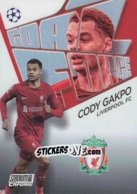 Cromo Cody Gakpo - Stadium Club Chrome UEFA Club Competitions 2022-2023
 n. GF-CG - Topps