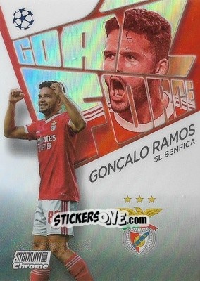 Figurina Gonçalo Ramos - Stadium Club Chrome UEFA Club Competitions 2022-2023
 n. GF-GR - Topps