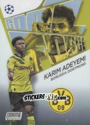 Cromo Karim Adeyemi - Stadium Club Chrome UEFA Club Competitions 2022-2023
 n. GF-KA - Topps