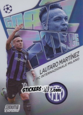 Figurina Lautaro Martínez - Stadium Club Chrome UEFA Club Competitions 2022-2023
 n. GF-LM - Topps
