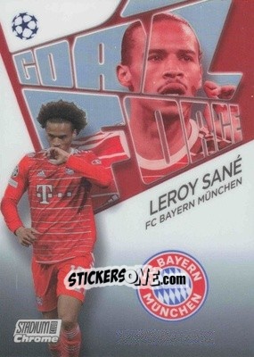 Figurina Leroy Sané - Stadium Club Chrome UEFA Club Competitions 2022-2023
 n. GF-LS - Topps