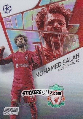 Cromo Mohamed Salah - Stadium Club Chrome UEFA Club Competitions 2022-2023
 n. GF-MS - Topps