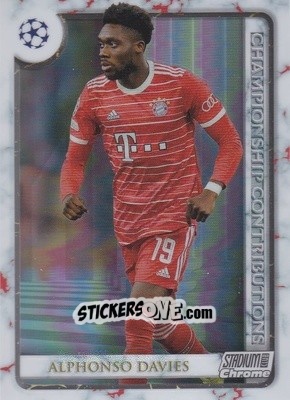 Cromo Alphonso Davies - Stadium Club Chrome UEFA Club Competitions 2022-2023
 n. CC-AD - Topps